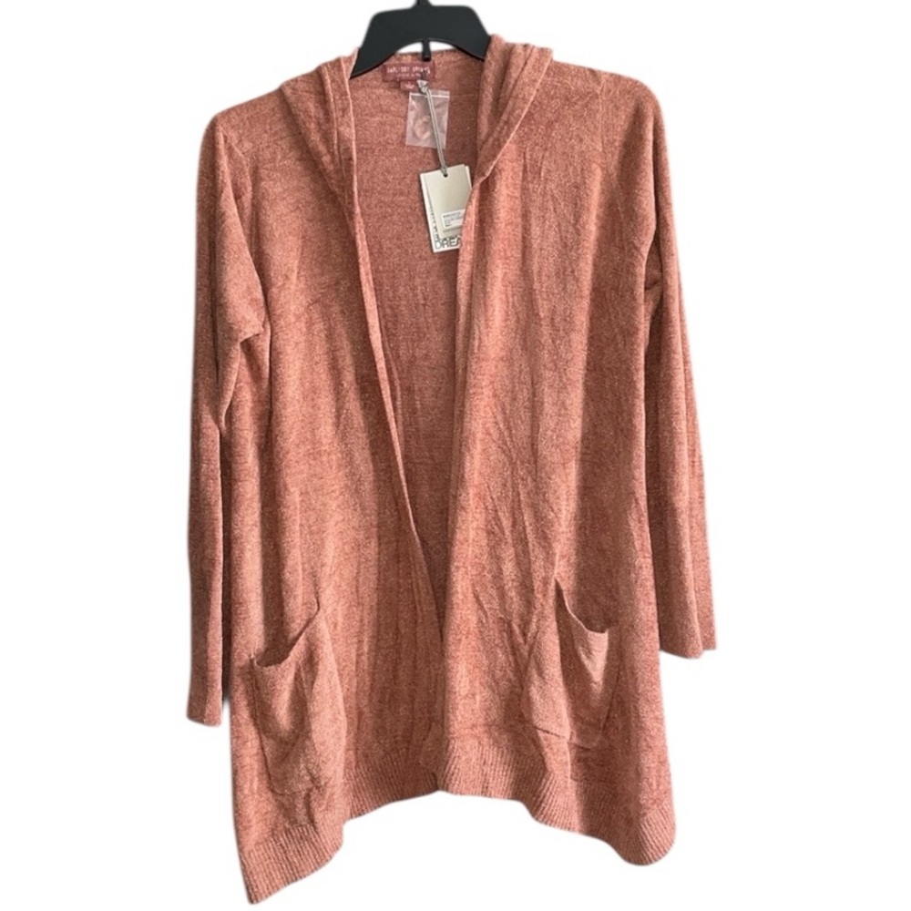 barefoot dreams • cozychic ultra lite hooded seashore cardigan l